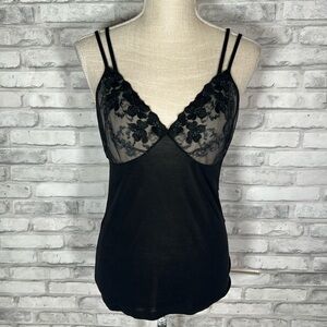 Dana Lace Black Camisole Top